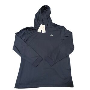 Lacoste Sport Navy‎ Blue Hoodie Pullover Performance Mens XXL RN87651